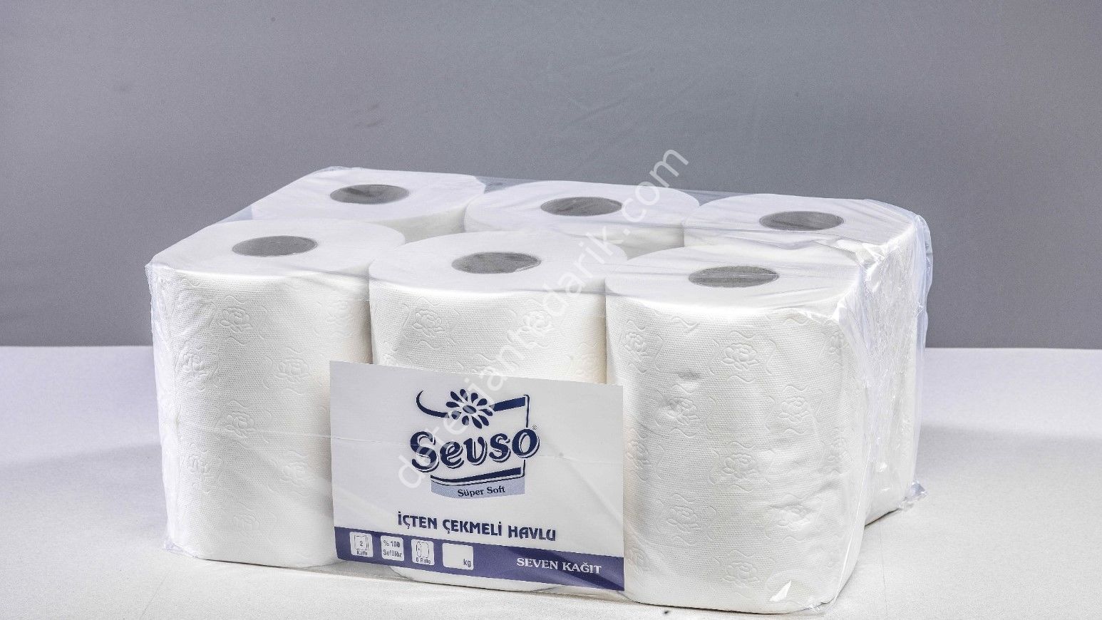 İçten Çekmeli Kağıt Havlu 6 Rulo 2.5KG