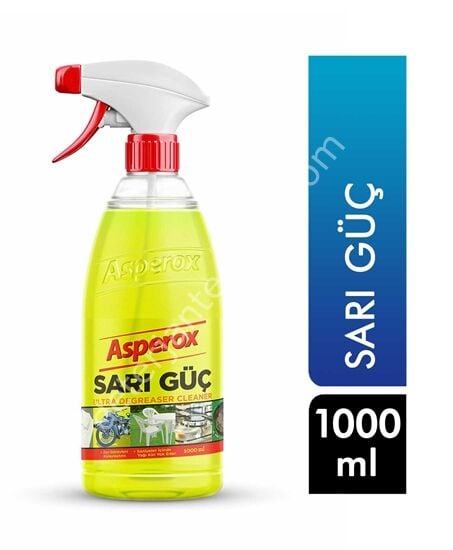 Asperox Sarı Güç Sprey 1000 ml Power Yağ ve Kir Çözücü 8697713836068 12x1LT