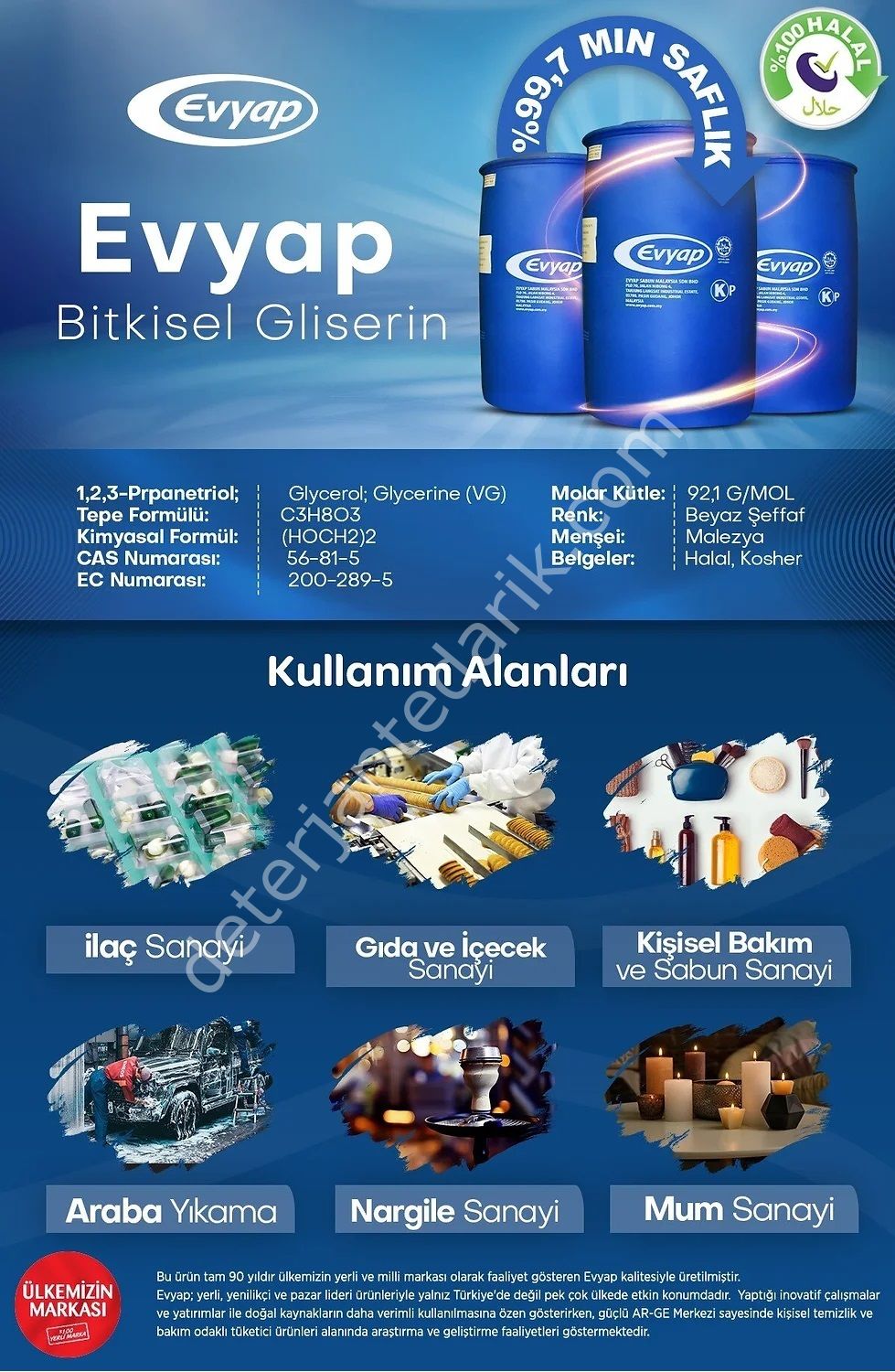 Gliserin Evyap - Gliserol